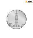 MNC 20 Gm Lofty Qutub Minar Silver Coin With 99.9% Purity