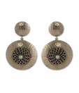 Silver Centrre Magnificent Earrings
