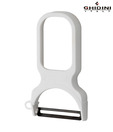Ghidini Stainless Steel White Loop Peeler
