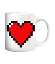 Hitplay Pixel Heart Morphing Mug (White)