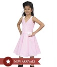 Kilkari Pink Strap Bais Frock For Kids