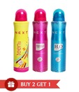 Next Body Spray Buy 2 get 1 (Provoke,  H2O, Teens) Women Deo 150 ml Each
