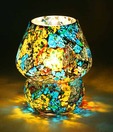 Treasure Hunt Red Mosaic Table Lamp