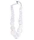Kiya Sparkling White Shell Necklace