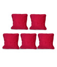 meSleep Bright Magenta Set Of 5 Cushion Covers
