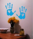 Gloob Colourful Hand Wall Sticker