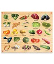 Kinder Creative Alphabet Vegetables With Knobs & Pictures