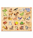 Kinder Creative Alphabet Animals With Knob & Pictures