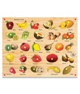 Kinder Creative Alphabet Fruits With Knobs & Pictures