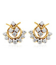 Sheetal Diamond Glitzy Round Cut Diamond Earrings