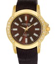 Q&Q Crystal Studded Bezel Watch