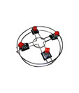 Fancy Centre Stainless Steel Gas Trolley