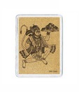 Guru Gold 24kt Gold Lord Hanuman Pocket Card