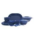 Incrizma Blue 32 Pcs Rounded Dinner Set