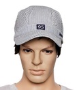 Reebok White & Blue Striped Cap
