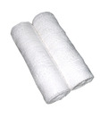 Fleecy Plain White Terry Towel- 2 Pcs