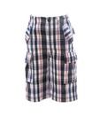 Beebay Blue Checkered Boys Capri For Kids For Kids