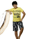 SDL by SweetDreams Black & Yellow Boys Night Suit For Kids