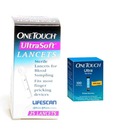 One Touch Ultra 100 Test Strips with 25 Lancet Combo