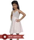 Kilkari Pink Box Pleat Frock For Kids