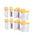 Prime Houseware Modular Food Saver Containers-Set Of 10 pc.(Yellow)