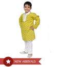 Kilkari Yellow Payjama Kurta For Kids