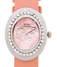 Nova Pink Crystal Studded Bezel Watch