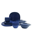 Incrizma Blue 28 Pcs Square Dinner Set