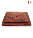 Home Sparkle Unique 7 Part Wooden Puzzle Game