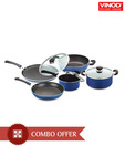 Vinod Zest Combo of 5 Pcs Non-stick Cookware Set