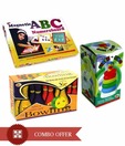 Ekta Combo Of 3 Games-Bowling Set+ ABC Numero & Stack-a-Ring (Junior)
