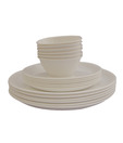 Incrizma White 18 Pcs Round Dinner Set