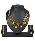 Aakshi Classic Floral Drops Necklace Set