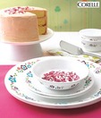 Corelle Florets 14 Pcs Glassware Dinner Set