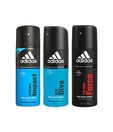 Adidas Fresh Impact, Ice Dive & team force Deodorant for Men-150ml Each