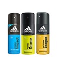 Adidas Fresh Impact, Pure Game & Victory League Deodorant for Men-150ml Each