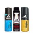 Adidas Fresh Impact, Special Edition & victory league Deodorant for Men-150ml Each