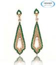 Vendee Opulent AD Adorned Earrings