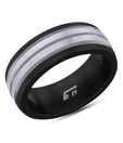 Peora Gun Metal & Titanium Sleek Men