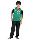 SDL by SweetDreams Green $ Black Boys Nightwear For Kids