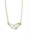 Addons Abstract Gold Finished Pendant