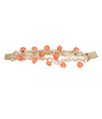 Spyra Orange Shell Pearls Bracelet
