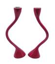 Golmaalshop Deep Pink Candle Holder Set - 2 Pcs