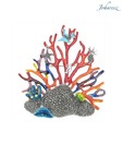 Johareez Marcasite & Sterling Silver Multi-colour Enamel Brooch