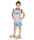 Yobro Cool Grey Boys Nightsuit