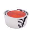 Golmaalshop Trendy Orange Coaster Set - 6 Pcs