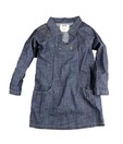 ShopperTree Elegant Blue Denim Dress For Kids