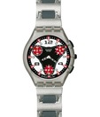 Swatch Excellent Black-White-Red Watch