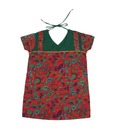 Navvyya Red & Green Girls Kurti For Kids