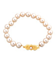 Peora Single Strand Majorca Pearl Regal Bracelet